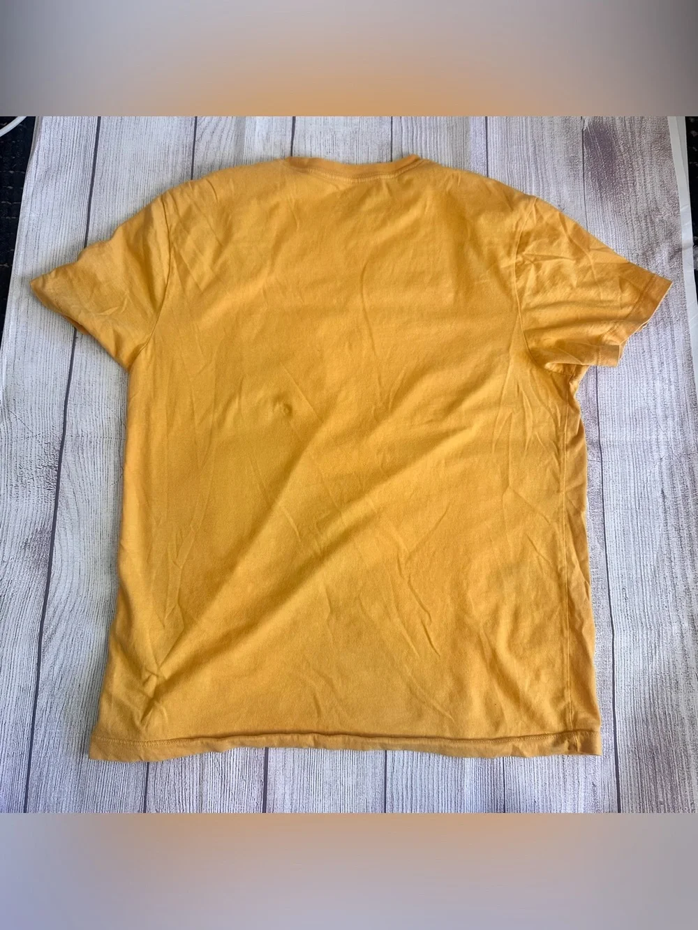 J. Crew Men’s Mustard Short Sleeve Crewneck Pocket Tee